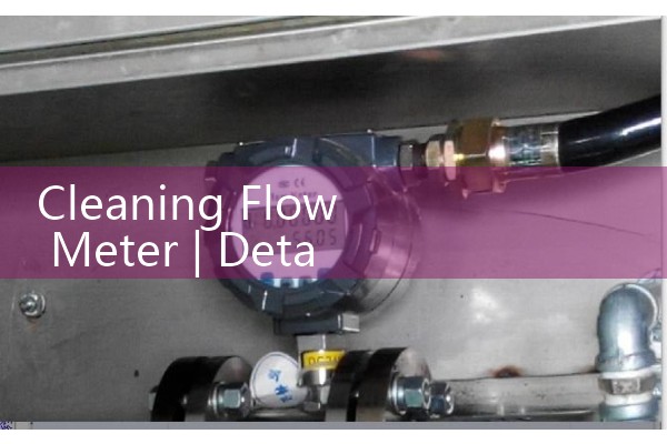 Clean the flow meter